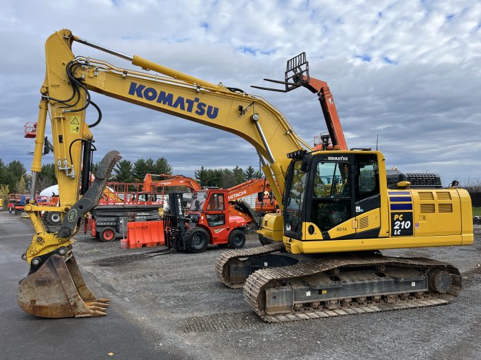 KOMATSU PC210 HYD THUMB & COUPLER