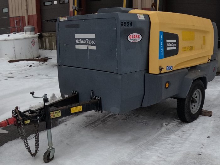 ATLAS COPCO XAS440JD 440CFM MOBILE AIR