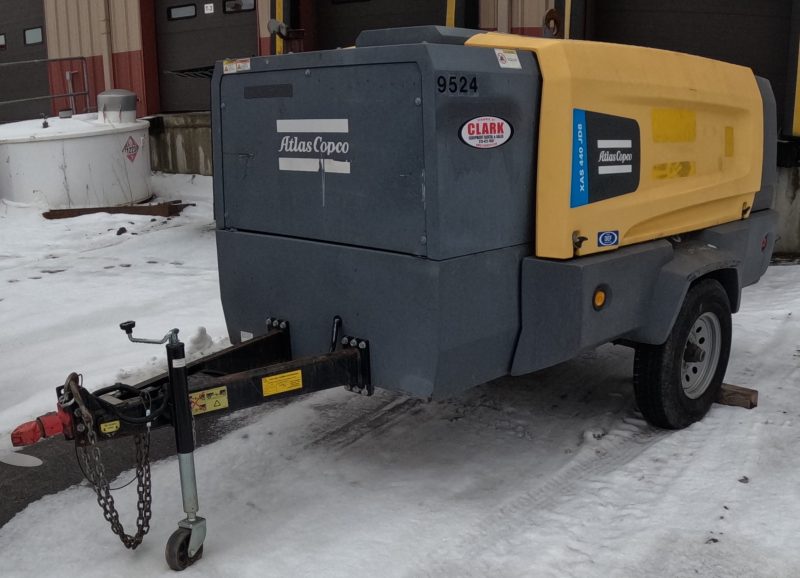 ATLAS COPCO XAS440JD 440CFM MOBILE AIR